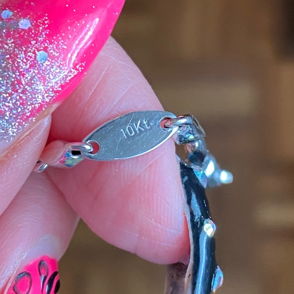 10KT White gold bracelet - Picture 2 of 4